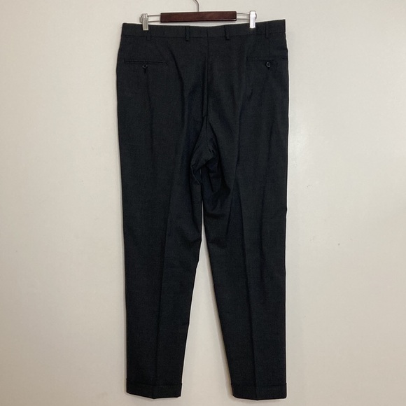 Brooks Brothers Suit Mens 46L 38 x 32 Dark Gray Wool Two Piece Made in USA - Picture 10 of 16